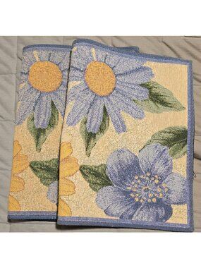 Spring Bloom Cape Cod Placemats Set Of 2 Colorful Floral Design flower power
